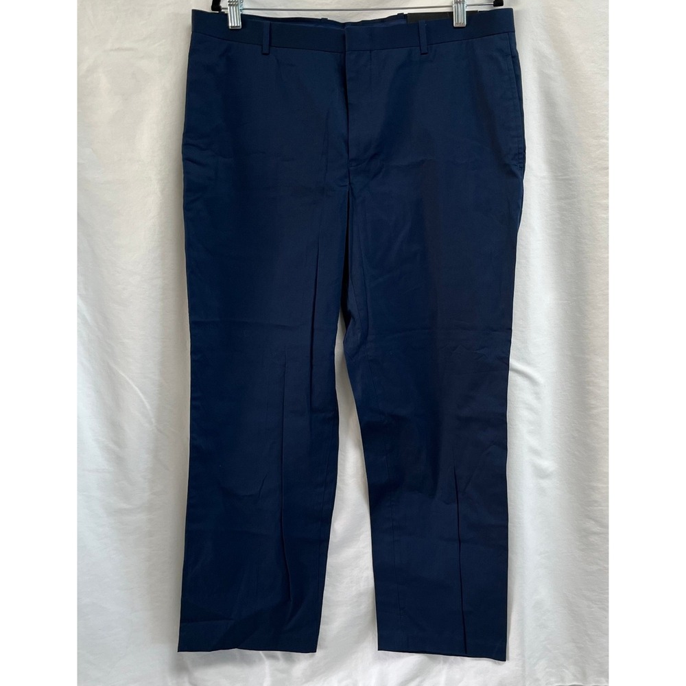 INC International Concepts Dress Pants Mens Blue 34x30 (Fits 36x28) Straight Leg